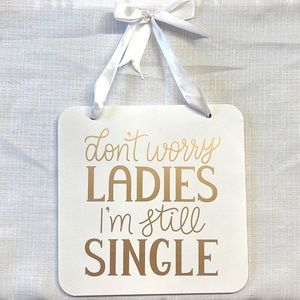Ring bearer sign